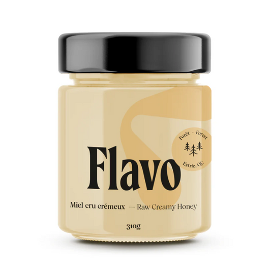 Pot de miel cru crémeux - Forêt