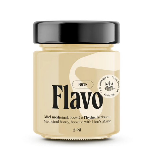 Pot de miel cru crémeux boosté au Lion Mane - Forêt