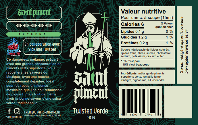 Twisted Verde (Précommande)