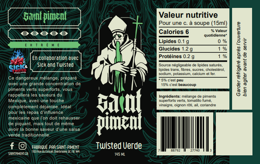 Twisted Verde (Précommande)